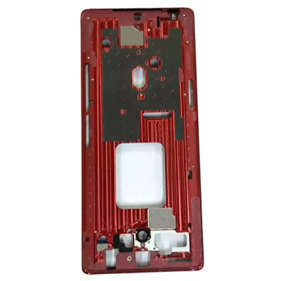 Lcd Frame Middle Chassis For Lg Velvet 5g Red By - Maxbhi Com