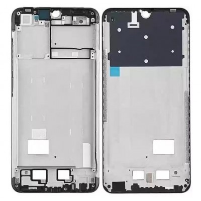 Lcd Frame Middle Chassis For Vivo Y1s Black By - Maxbhi Com