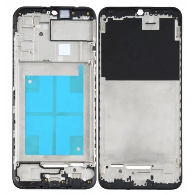 Lcd Frame Middle Chassis For Samsung Galaxy A02s Black By - Maxbhi Com