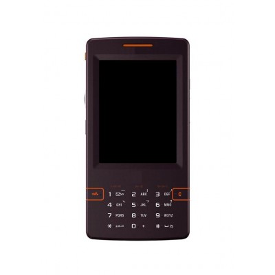 Lcd Frame Middle Chassis For Sony Ericsson W950 Purple By - Maxbhi Com