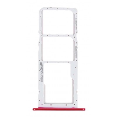 Sim Card Holder Tray For Lg K52 Red - Maxbhi Com