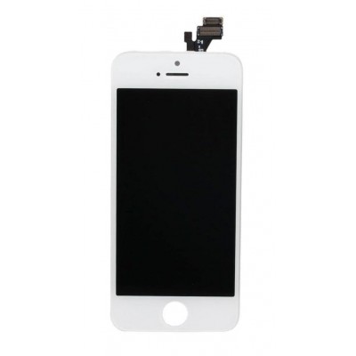 Lcd With Touch Screen For Apple Iphone 5s Silver By - Maxbhi Com