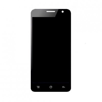 LCD with Touch Screen for Karbonn Aura champ Black