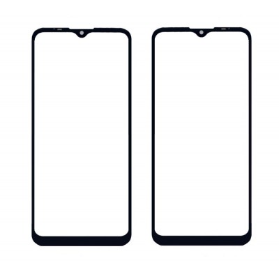 Replacement Front Glass For Motorola Moto E7 Power Black By - Maxbhi Com