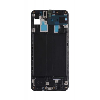 Lcd Frame Middle Chassis For Samsung Galaxy A30 Black By - Maxbhi Com