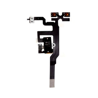 Volume Button Flex Cable For Apple Iphone 4s With Audio Jack White - Maxbhi Com