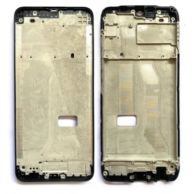 Lcd Frame Middle Chassis For Realme Narzo 30a Black By - Maxbhi Com