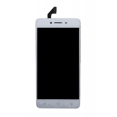 Lcd With Touch Screen For Oppo A37 White By - Maxbhi Com