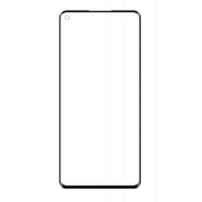 Replacement Front Glass For Oppo Reno 4 Pro 5g Black By - Maxbhi Com