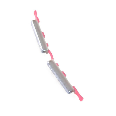 Volume Side Button Outer For Oppo F19 Pro Plus 5g Silver By - Maxbhi Com