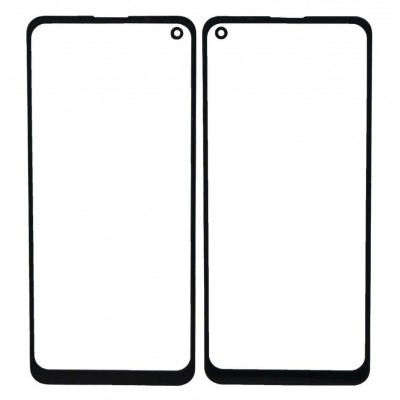 Replacement Front Glass For Lg W41 Plus Black By - Maxbhi Com