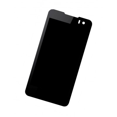 Lcd Frame Middle Chassis For Micromax Canvas Blaze Hd Black By - Maxbhi Com