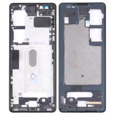 Lcd Frame Middle Chassis For Sony Xperia 1 Ii Black By - Maxbhi Com