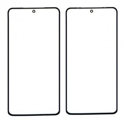 Replacement Front Glass For Vivo X60 Pro Plus Black By - Maxbhi Com