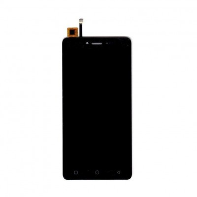 Lcd With Touch Screen For Intex Elyt E6 Black By - Maxbhi Com