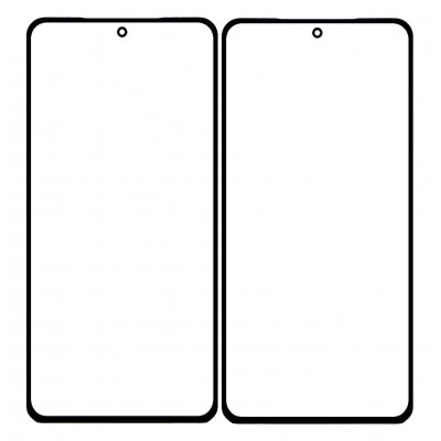 Replacement Front Glass For Vivo X60 Pro Black By - Maxbhi Com