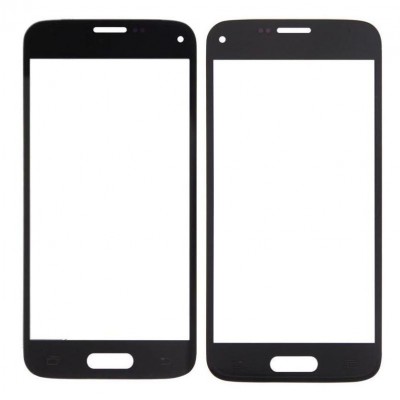 Replacement Front Glass For Samsung Galaxy S5 Mini Duos Blue Grey By - Maxbhi Com