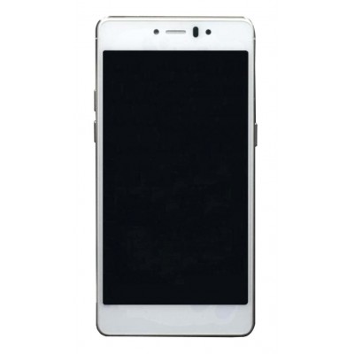 Lcd With Touch Screen For Lyf Water 8 White By - Maxbhi Com