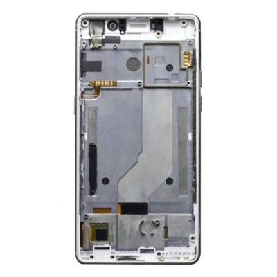 Lcd With Touch Screen For Lyf Water 8 White By - Maxbhi Com