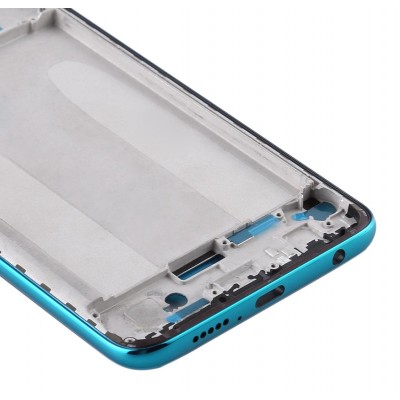 Lcd Frame Middle Chassis For Xiaomi Redmi Note 9 Pro Blue By - Maxbhi Com