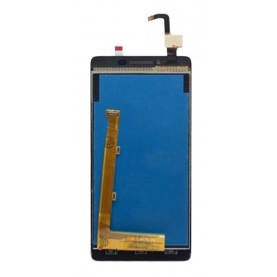 Lcd With Touch Screen For Lenovo A6000 Black By - Maxbhi Com