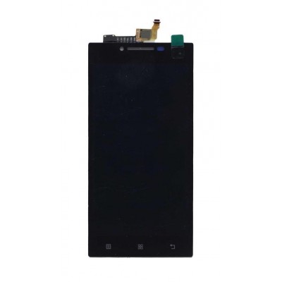Lcd With Touch Screen For Lenovo P70 Black By - Maxbhi Com