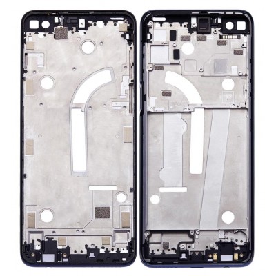 Lcd Frame Middle Chassis For Motorola One 5g Blue By - Maxbhi Com