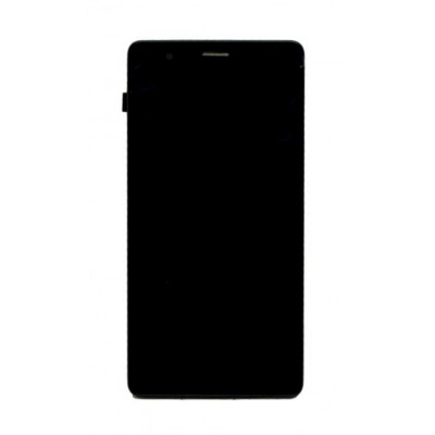 Lcd With Touch Screen For Intex Aqua Lions 4g Grey By - Maxbhi Com