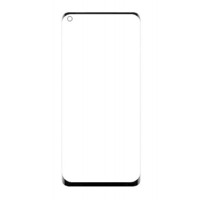 Replacement Front Glass For Vivo Iqoo 5 Pro Black By - Maxbhi Com