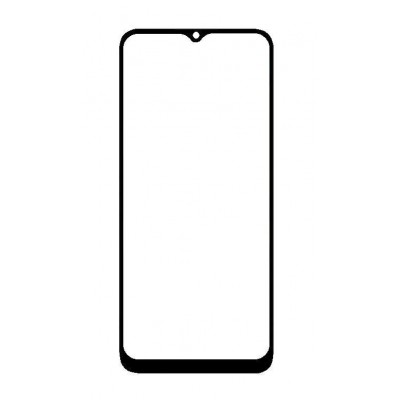 Replacement Front Glass For Samsung Galaxy F02s Black By - Maxbhi Com
