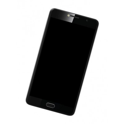 Home Button Outer For Vodafone Smart Ultra 7 Black By - Maxbhi Com