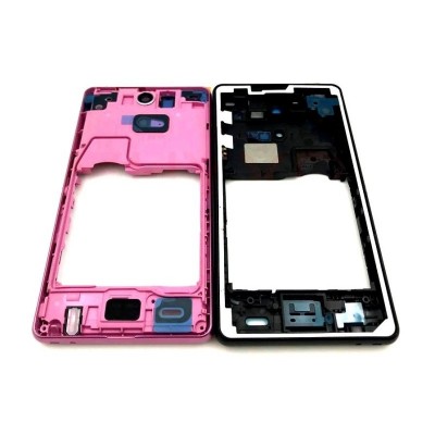 Lcd Frame Middle Chassis For Sony Xperia Zr C5503 Pink By - Maxbhi Com