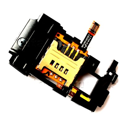 Sim Connector With Ringer For Samsung S8530 Wave 2 Comp - Maxbhi Com
