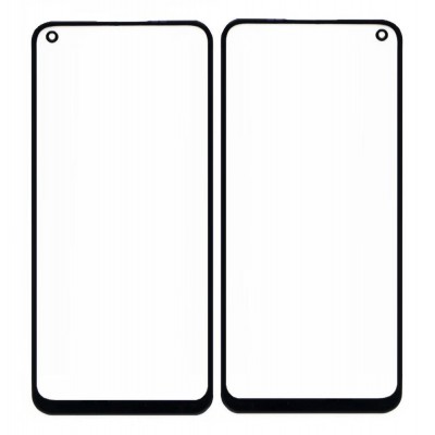 Replacement Front Glass For Oppo A54 Blue By - Maxbhi Com