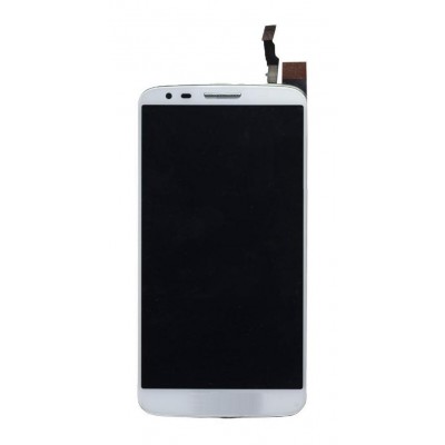 Lcd With Touch Screen For Lg G2 D805 White By - Maxbhi Com