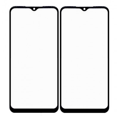 Replacement Front Glass For Tecno Spark 7 Black By - Maxbhi Com