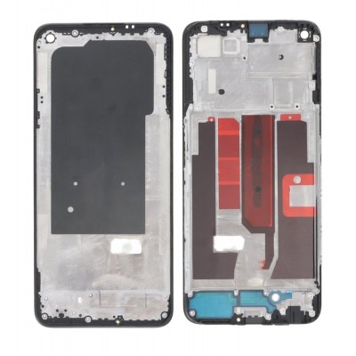 Lcd Frame Middle Chassis For Oppo A74 5g Silver By - Maxbhi Com