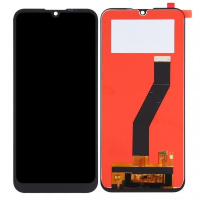 Lcd With Touch Screen For Motorola Moto E6i Black By - Maxbhi Com