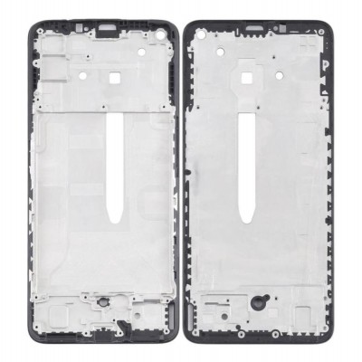 Lcd Frame Middle Chassis For Realme Q2 Problack By - Maxbhi Com