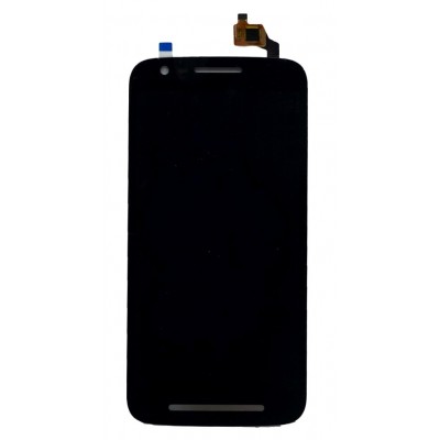 Lcd With Touch Screen For Moto E3 Black By - Maxbhi Com