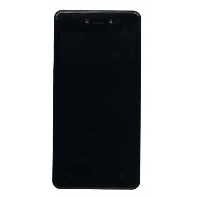 Lcd With Touch Screen For Lava Z50 Black By - Maxbhi Com