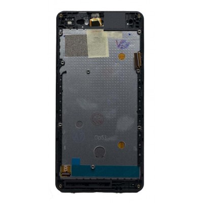 Lcd With Touch Screen For Lava Z50 Black By - Maxbhi Com