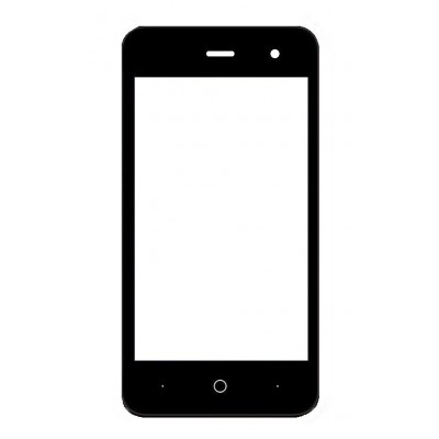 Replacement Front Glass For Blu A5l White By - Maxbhi Com