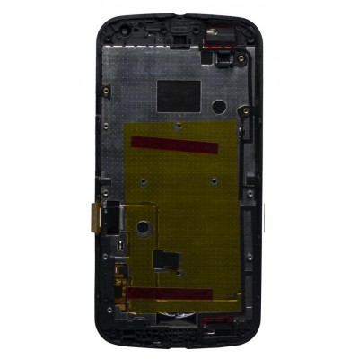 Lcd With Touch Screen For Motorola Moto G2 Dual Sim Black By - Maxbhi Com