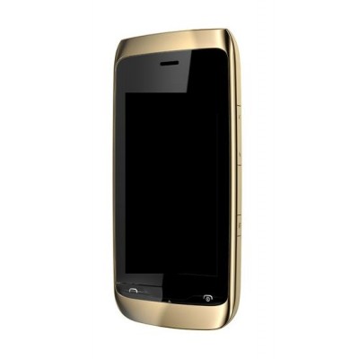 Power Button Outer For Nokia Asha 308 Dual Sim Gold Light By - Maxbhi Com