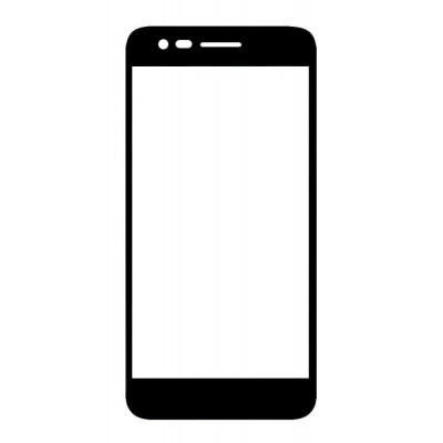 Replacement Front Glass For Lg Phoenix 3 Black By - Maxbhi Com
