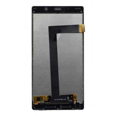 Lcd With Touch Screen For Lyf Water 10 Black By - Maxbhi Com