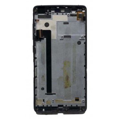 Lcd With Touch Screen For Lyf Water 4 Black By - Maxbhi Com