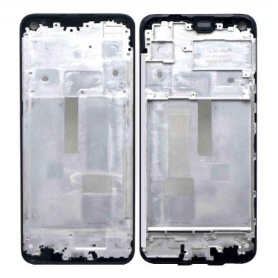 Lcd Frame Middle Chassis For Realme Narzo 30 Black By - Maxbhi Com