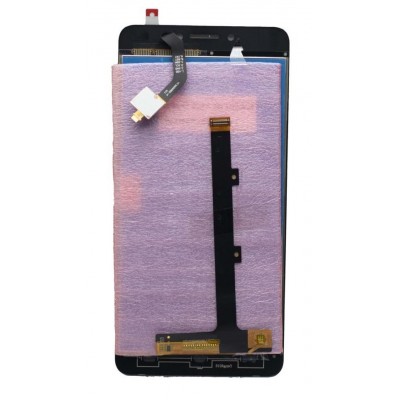 Lcd With Touch Screen For Micromax Bharat 5 Black By - Maxbhi Com